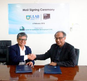 University of Liberal Arts Bangladesh ULAB signed an MoU with Bengal Institute