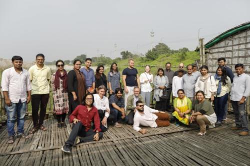 Members of Fargfabriken and NUT Dhaka Workshop Participants
