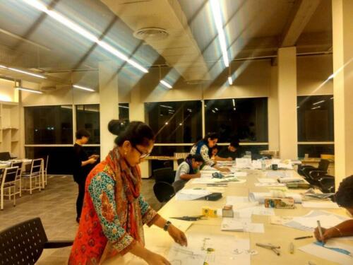 Last day of workshop on Urban Wilds of Dhaka with Dorothy Tang, Khondaker Hasibul Kabir and Tughlaq Azad.