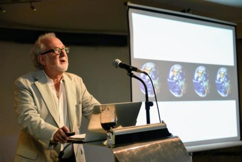Michael Sorkin at his public lecture at BRAC Centre