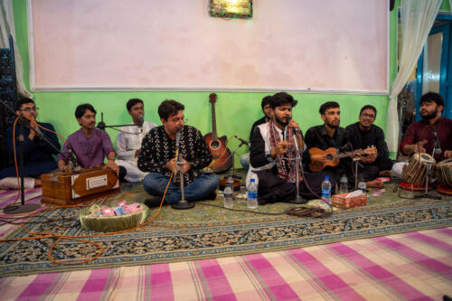 The evening ended with a performance by a local group of qawwali musicians.Photo credit: Nasir Khan Saikat