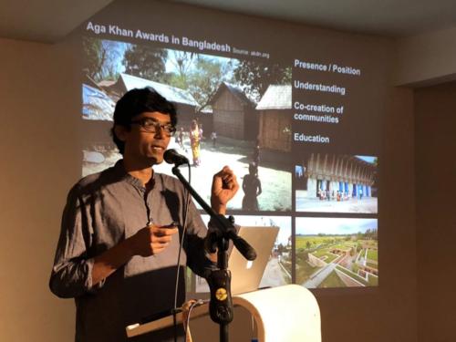 Khondaker Hasibul Kabir at September 2018 Session Learning from Aga Khan Award for Architecture