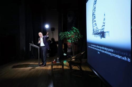 Hassan Radoine at his public lecture at September 2018 Session Learning from Aga Khan Award for Architecture